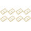 Metal Roller Buckles, Single Pin Buckle Strap Adjuster 1