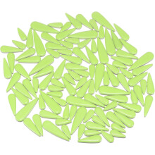 Ceramic Mosaic Tiles, 200g Teardrop Flower Leaves Tiles Mosaic Blocks for Art Craft and Home Decorations, Emerald