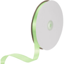 Satin Ribbon, 5/8 Inch x 100 Yards Light Green Single Face Polyester Satin Ribbon for Gift Wrapping, Crafts, Wedding Party Decorations, Bow Making