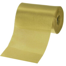 4 Inches x 24 Yards Dark Gold Satin Ribbon Solid Large Ribbon for Cutting Ceremony Kit Chair Sash Table Hair Bow Sewing Craft Gift Wrapping Wedding Pa
