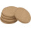 100mm(3.94") Round Coasters 10mm Thick Cork Cup Mat Pad Round Edge 5pcs 1