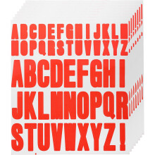 440pcs 8 Sheets Letter Stickers Vinyl Waterproof Alphabet Self Adhesive Sticker Letters for Indoor/Outside Sticker Decal Mailbox Craft Door Car Christ