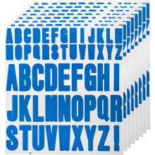 440pcs 8 Sheets Letter Stickers Vinyl Waterproof Alphabet Self Adhesive Sticker Letters for Indoor/Outside Sticker Decal Mailbox Craft Door Car Christ