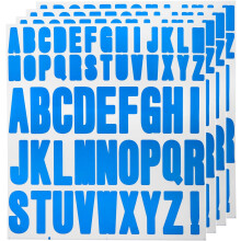 220pcs 4 Sheets Letter Stickers Vinyl Waterproof Alphabet Self Adhesive Sticker Letters for Indoor/Outside Sticker Decal Mailbox Craft Door Car Christ