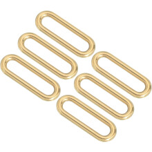 Metal Rings Buckle for Bag Belt Strap Craft DIY Accessories, Gold, Oval Ring