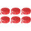 6 Pcs Round Case Automatic Retractable Sewing Tape Measure 150cm 60" 1