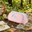 Blue Vintage Triangle Magnetic Pencil Case 1-Pack, Large Capacity for School Gift 1