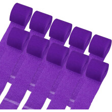 Crepe Paper Streamers 10 Rolls 328Ft Crepe Paper Dark Purple Streamers Party Decorations for Birthday Party Wedding Ceremony Graduation Decoration (1.