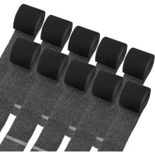 Crepe Paper Streamers 10 Rolls 328Ft Crepe Paper Black Streamers Party Decorations for Birthday Party Wedding Ceremony Graduation Decoration (1.4 in x