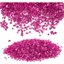 Crushed Glass Glitters 2-4mm Irregular Chips Sequins, Metallic Chunky Glitters Stones for Resin Art, Nail Arts Craft, DIY Phone, Scrapbooking(Lavender
