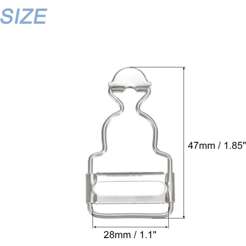 Overall Buckles, Retro Metal Suspender Replacement Buckles 1