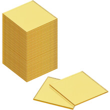 72Pcs 1.2 x 1.2 Inch Mosaic Mirror Tiles, Medium Gold Self-Adhesive Glass Mirror Stickers, Square Mosaic Tiles for DIY Craft Decoration