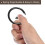 Round Spring O Rings, Trigger Buckle Snap Clips for Bags, Purses, DIY Accessories 4
