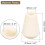 Bell End Stoppers Plastic Cord Rope End Lock Rope Fasteners Toggle Clip with Lid for Drawstring Lanyard Backpack 2