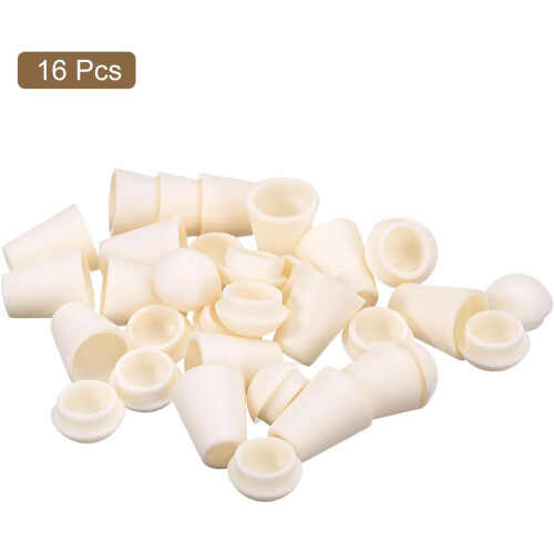 Bell End Stoppers Plastic Cord Rope End Lock Rope Fasteners Toggle Clip with Lid for Drawstring Lanyard Backpack 2