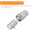 Leather Cord End Clasp, 20 Pcs 4mm Hole Leather Clasps, Silver 3