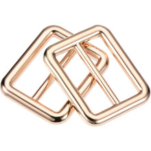 25mm(0.98") Metal Slide Strap Adjustable Buckle Fastener Gold Tone 4pcs