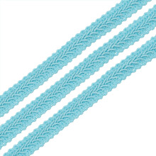 1/2" x 13 Yards Gimp Braid Trim Woven Fabric Ribbon Polyester Curtain Upholstery Trim for DIY Craft Sewing Accessories Costume Home Decoration, Sky Bl