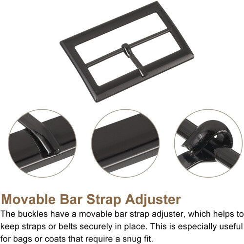 Metal Roller Buckles, Single Pin Buckle Strap Adjuster 2
