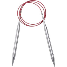 Size US 11 (8mm) Knitting Needles Circular Needle 40 Inch(100cm) Round Metal Stainless Steel Needle for Handmade Projects DIY Knit Blankets