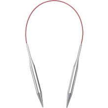 Size US 11 (8mm) Knitting Needles Circular Needle 16 Inch(40cm) Round Metal Stainless Steel Needle for Handmade Projects DIY Knitting