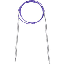 Size US 7 (4.5mm) Knitting Needles Circular Needle 40 Inch(100cm) Round Metal Stainless Steel Needle for Handmade Projects DIY Knit Blankets