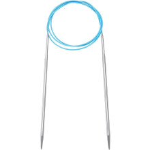 Size US 5 (3.75mm) Knitting Needles Circular Needle 40 Inch(100cm) Round Metal Stainless Steel Needle for Handmade Projects DIY Knit Blankets