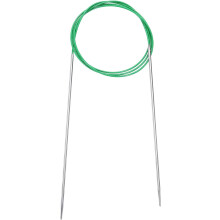 Size US 1 (2.25mm) Knitting Needles Circular Needle 40 Inch(100cm) Round Metal Stainless Steel Needle for Handmade Projects DIY Knit Blankets