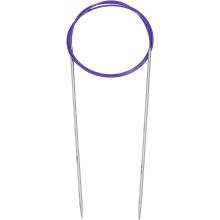 (2.5mm) Knitting Needles Circular Needle 32 Inch(80cm) Round Metal Stainless Steel Needle for Handmade Projects DIY Knitting