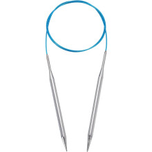 Size US 10.5 (7mm) Knitting Needles Circular Needle 40 Inch(100cm) Round Metal Stainless Steel Needle for Handmade Projects DIY Knitting Blue