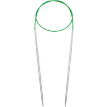 Size US 4 (3.5mm) Knitting Needles Circular Needle 26 Inch(65cm) Round Metal Stainless Steel Needle for Handmade Projects DIY Knitting Green
