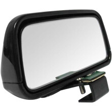 Black Rectangle Adjustable Car Vehicle Wide Angle Rear View Blind Spot Mirror