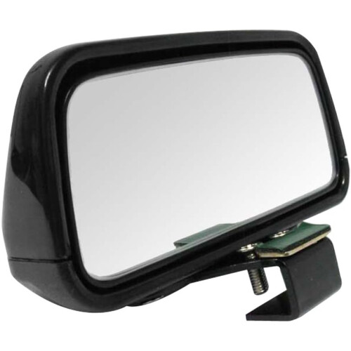 Black Rectangle Adjustable Car Vehicle Wide Angle Rear View Blind Spot Mirror