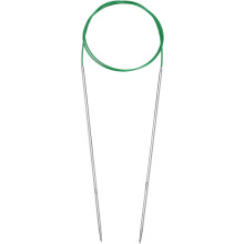 Size US 1 (2.25mm) Knitting Needles Circular Needle 31 Inch(80cm) Round Metal Stainless Steel Needle for Handmade Projects DIY Knitting Green