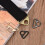 Triangle Buckle Adjuster, Triangle D Rings Adjuster Triangle with bar Swivel Clip for Bag Strap, 5