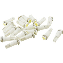 T5 Wedge 1-LED 5050 Surface Mount Device Car Dashboard Instrument Panel Light 20 Pcs