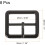 Metal Roller Buckles, Single Prong Belt Strap Adjuster 2