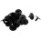 20 Pcs 8.5mm Hole Retainer Clips Plastic Drive Rivets Flaps Bumper Fender Push Clips 1