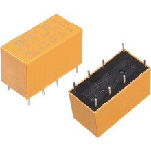 10 Pcs DC 24V Coil 1A/125VAC 2A/30VDC 8 Pins PCB Power Relay HK19F