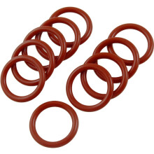 10 Pcs Red Silicone O Ring Oil Seals Gaskets Washers 24mm x 3mm