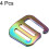 Metal G Hooks Webbing Buckles G-Hook Wave Buckle Adjuster Slide Buckle for Backpack 3