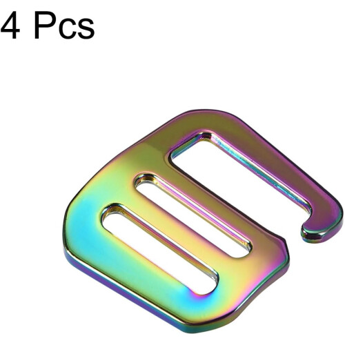 Metal G Hooks Webbing Buckles G-Hook Wave Buckle Adjuster Slide Buckle for Backpack 2