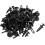 50 Pcs 7mm Hole Plastic Fastener Rivet Push Retainer Bumper Clip Black 1