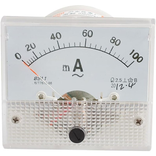 Analog AC 0-100MA Scale Range Milliampere Ammeter Panel Meter