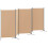 VidaXL vidaXL 5-Panel Room Divider Beige 433 x 180 cm Fabric 5