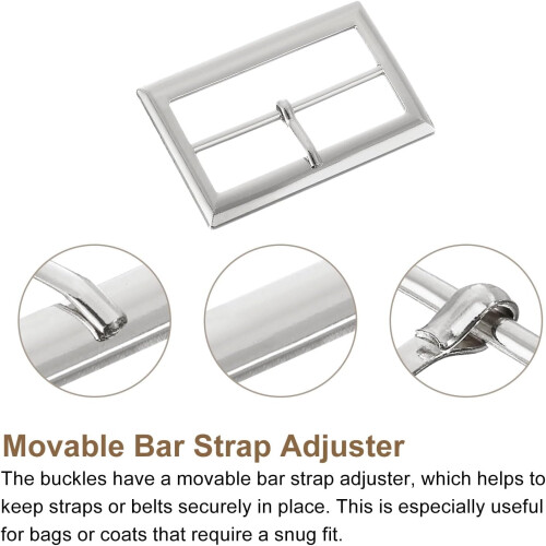 Metal Roller Buckles, Single Pin Buckle Strap Adjuster 2