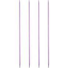 4Pcs Knitting Needles 2.5mm (US Size 1.5) Aluminum Alloy Double Pointed Knitting Needle 7.87 Inches Length Metal Weaving Tool for Handmade Projects DI