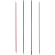 4Pcs Knitting Needles 3.25mm (US Size 3) Aluminum Alloy Double Pointed Knitting Needle 7.87 Inches Length Metal Weaving Tool for Handmade Projects DIY