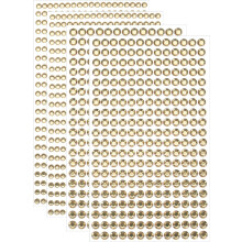 1394 Pcs 4mm/6mm Rhinestone Stickers for Crafts, 4 Sheet Self-Adhesive Round Rhinestone Stickers, Crystal Crafts Jewelry Stickers for Nail, Makeup, Fe