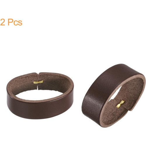 Leather Belt Loop Keepers, Strap Ring Buckle for DIY Craft Bag 2